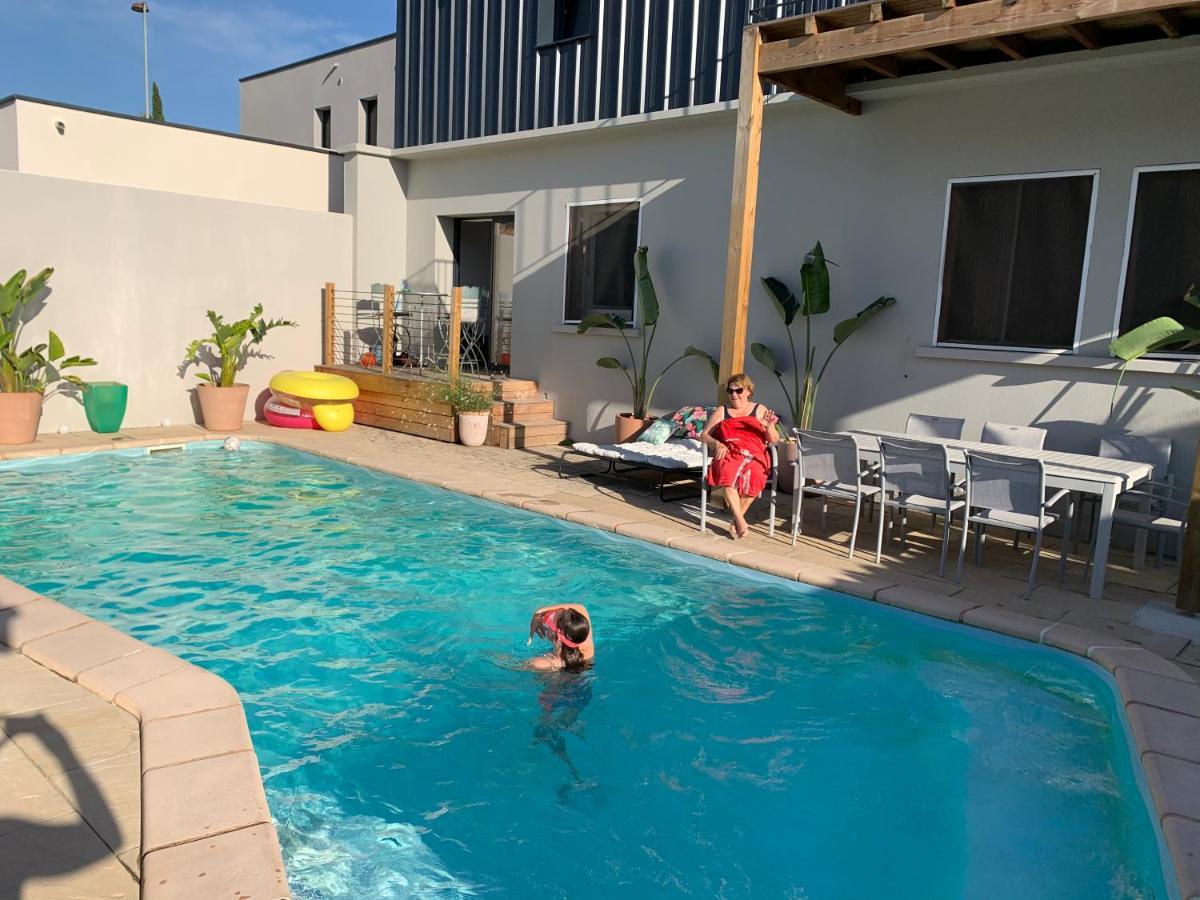 Duplex Independant Avec Acces Piscine Apartment Vendargues Luaran gambar