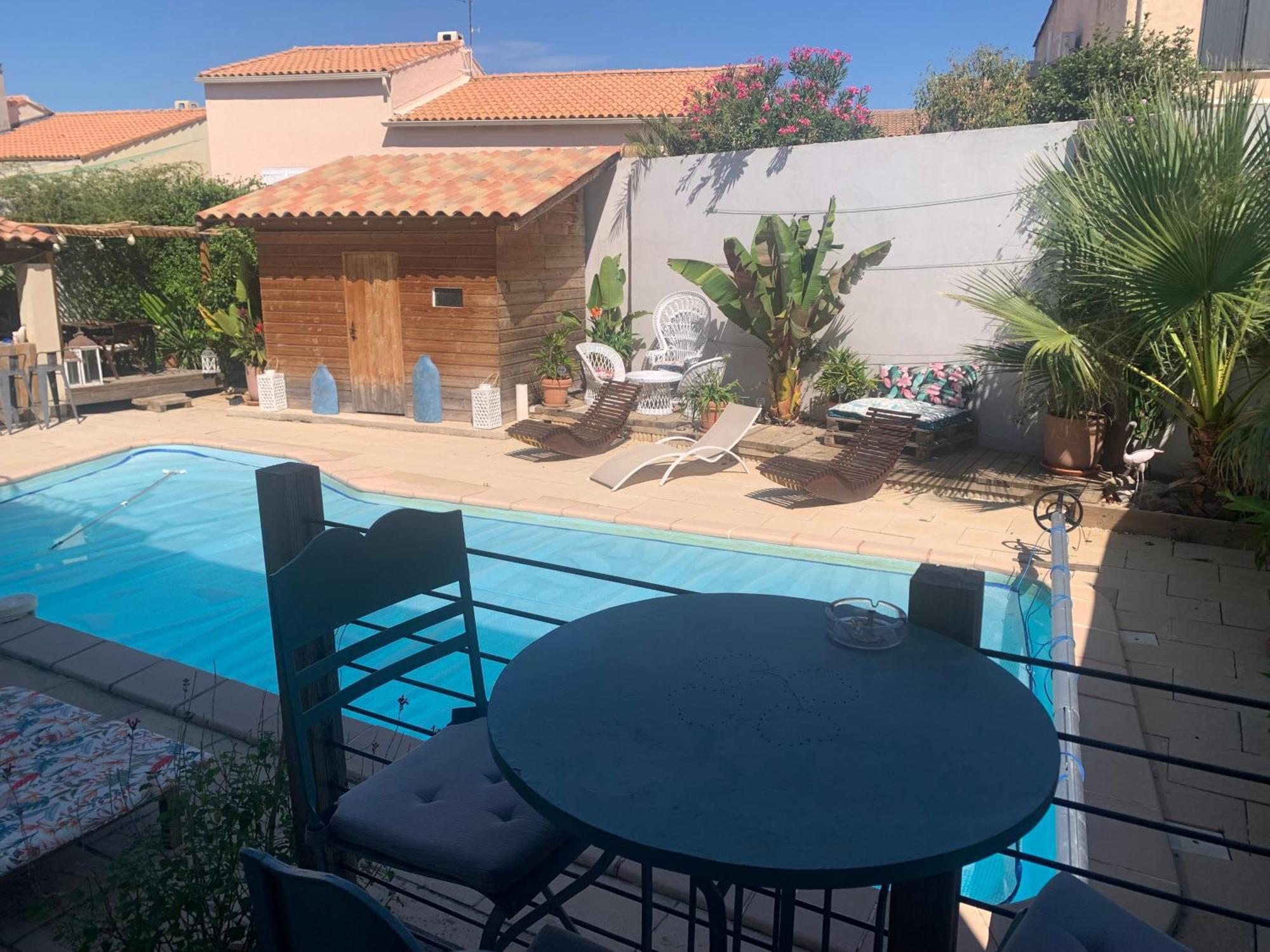 Duplex Independant Avec Acces Piscine Apartment Vendargues Luaran gambar
